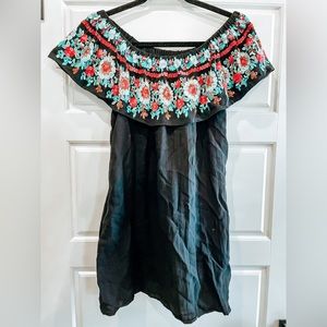 Umgee womens off the shoulder summer dress.